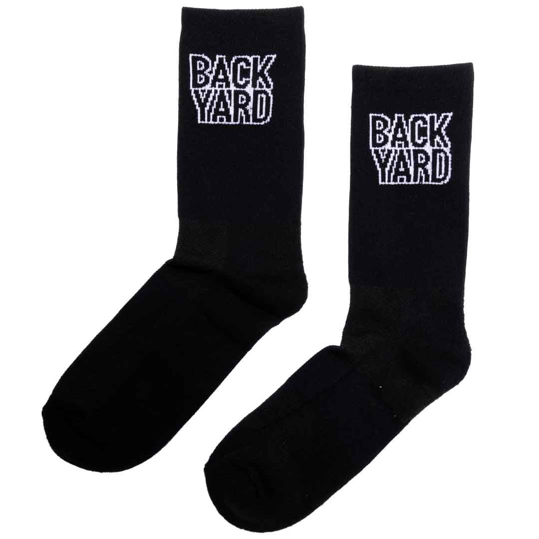 Backyard BMX Socks - Black UK 8-12 | BMX