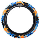 Cult Vans Tyre - Blue / Orange Camo With Black Sidewall 2.40" | BMX