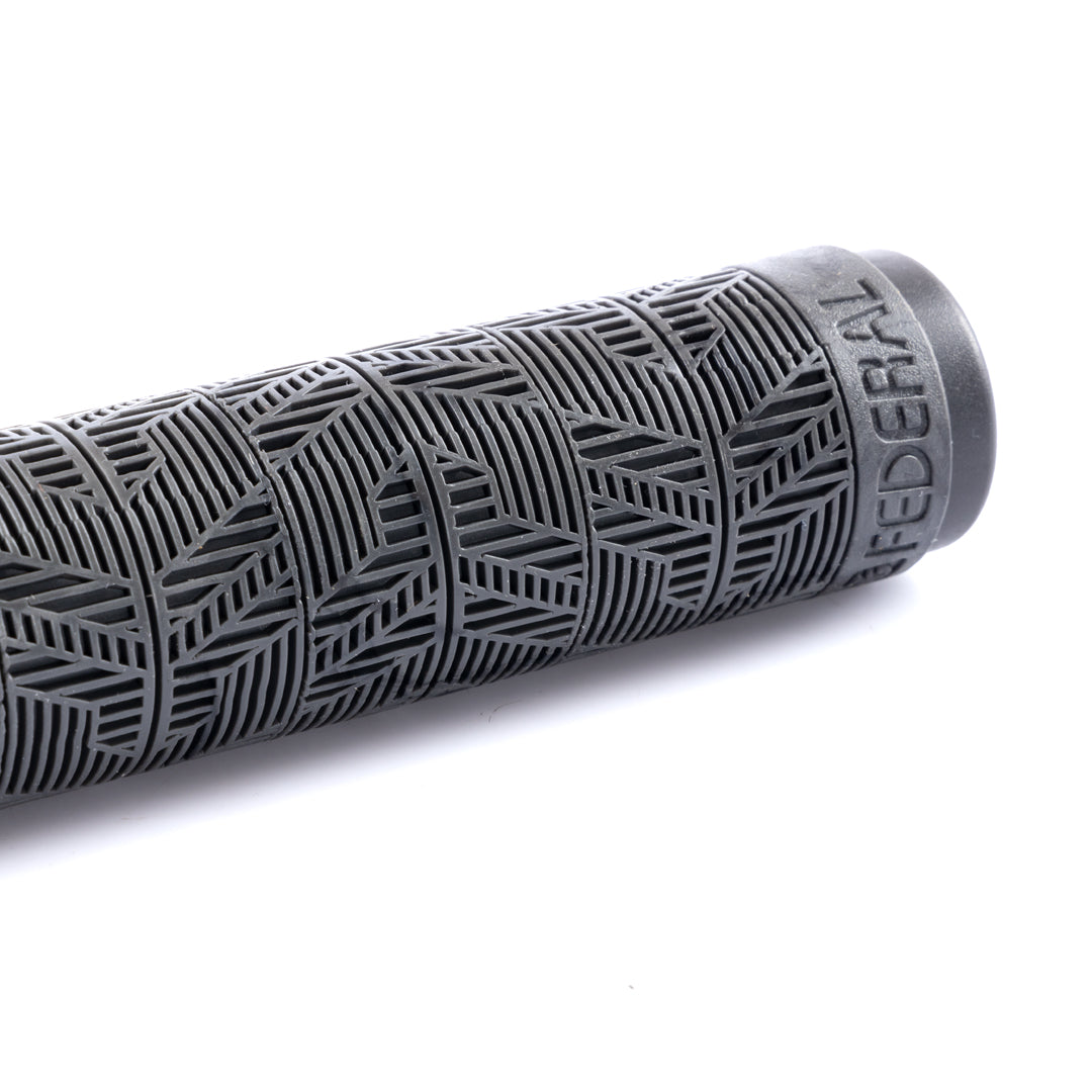 Federal Command Flangeless Grips - Black / Dark Grey Marble | BMX