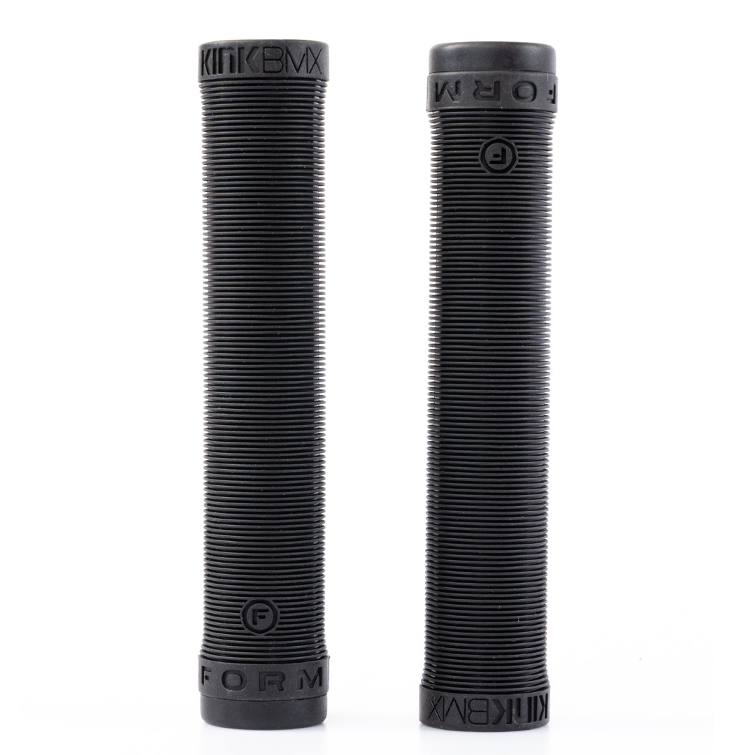 Kink Form Flangeless Grips - Black | BMX