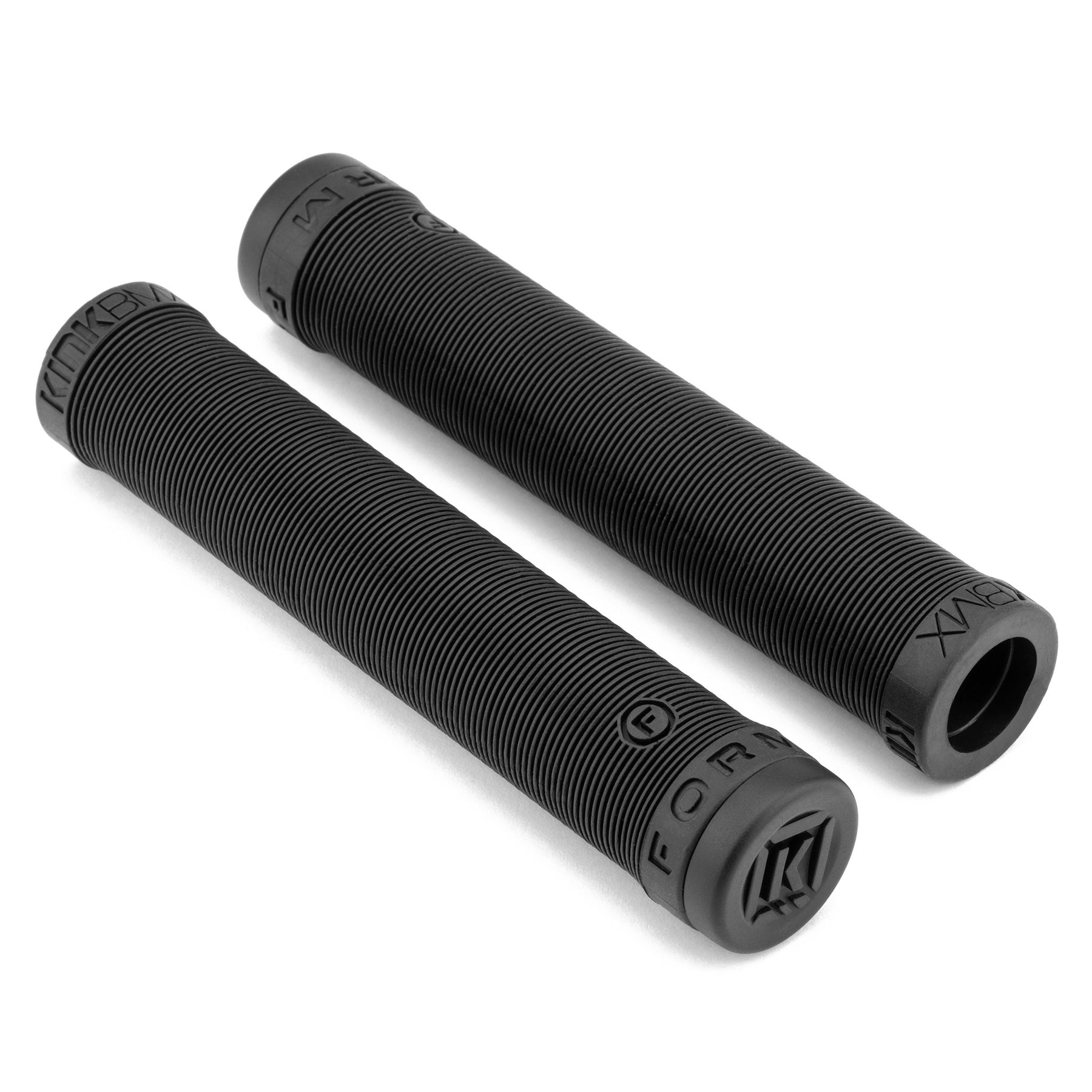 Kink Form Flangeless Grips - Black | BMX