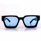 Malice Sundodger Sunglasses - Black With Blue Lenses