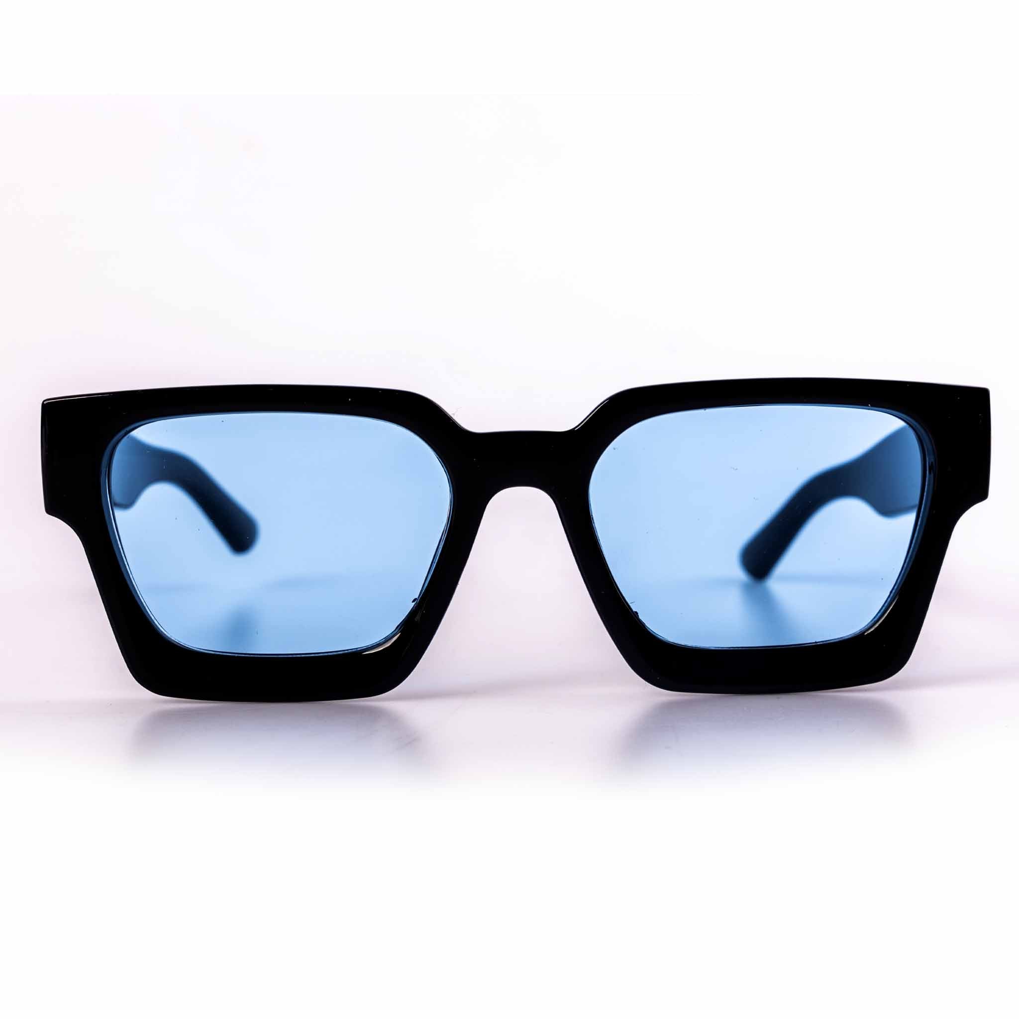 Malice Sundodger Sunglasses - Black With Blue Lenses